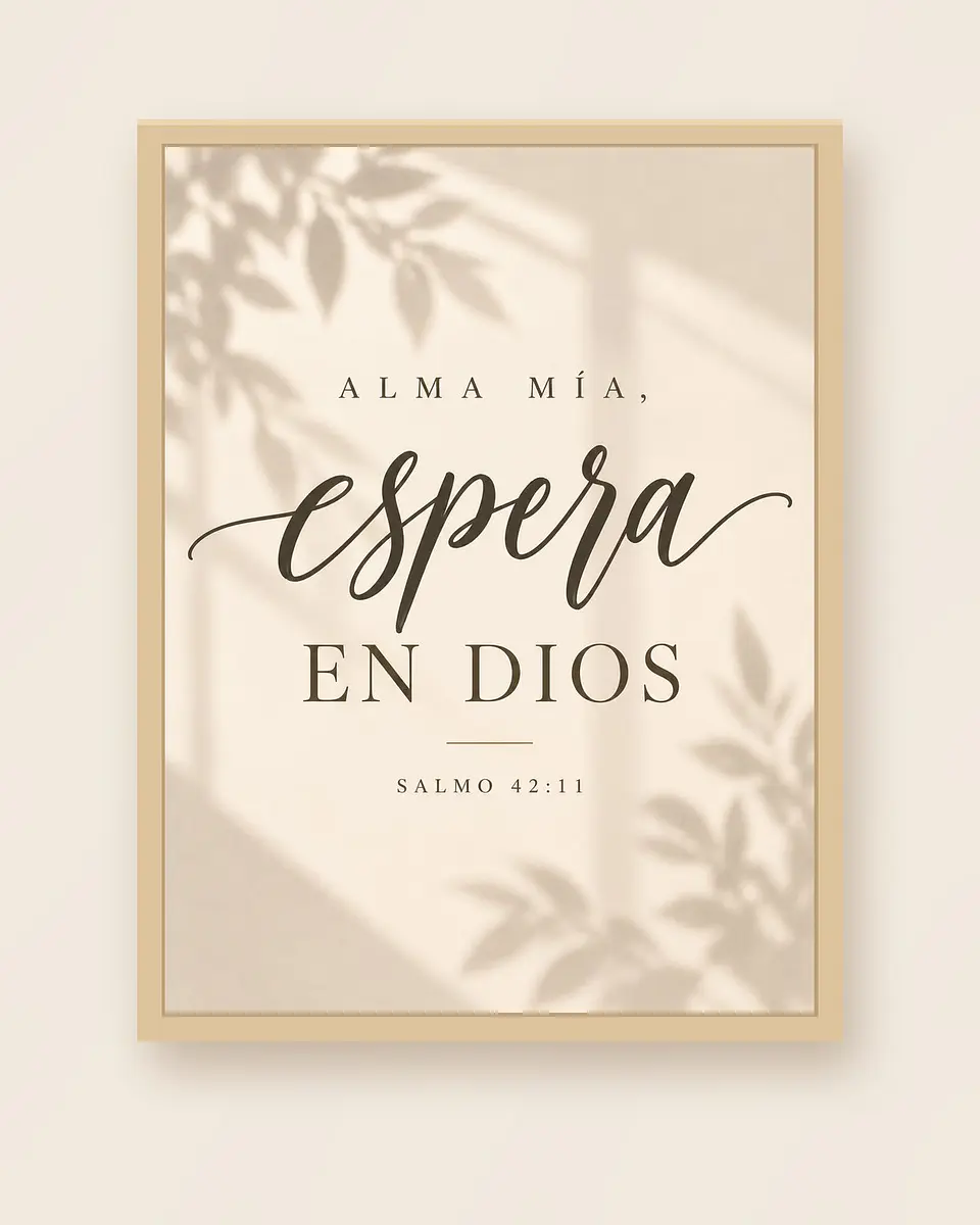 Alma mía, espera en Dios · AM-05 3