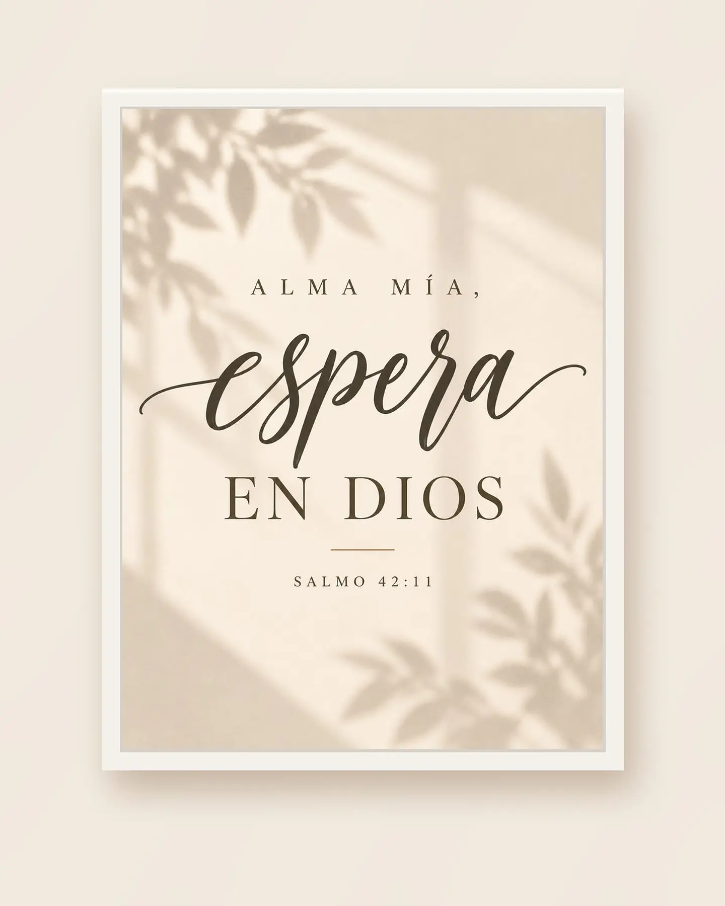Alma mía, espera en Dios · AM-05 4