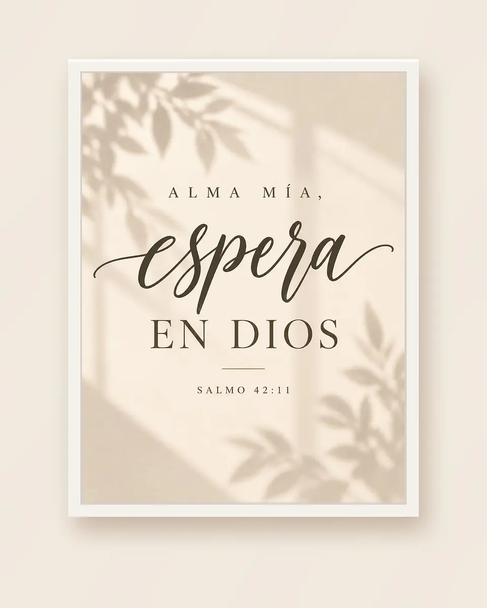 Alma mía, espera en Dios · AM-05 4