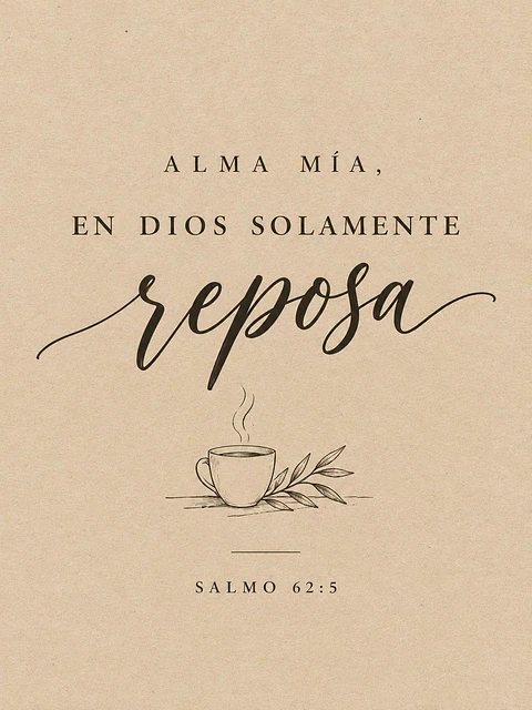 Alma mía, en Dios solamente reposa · AM-06