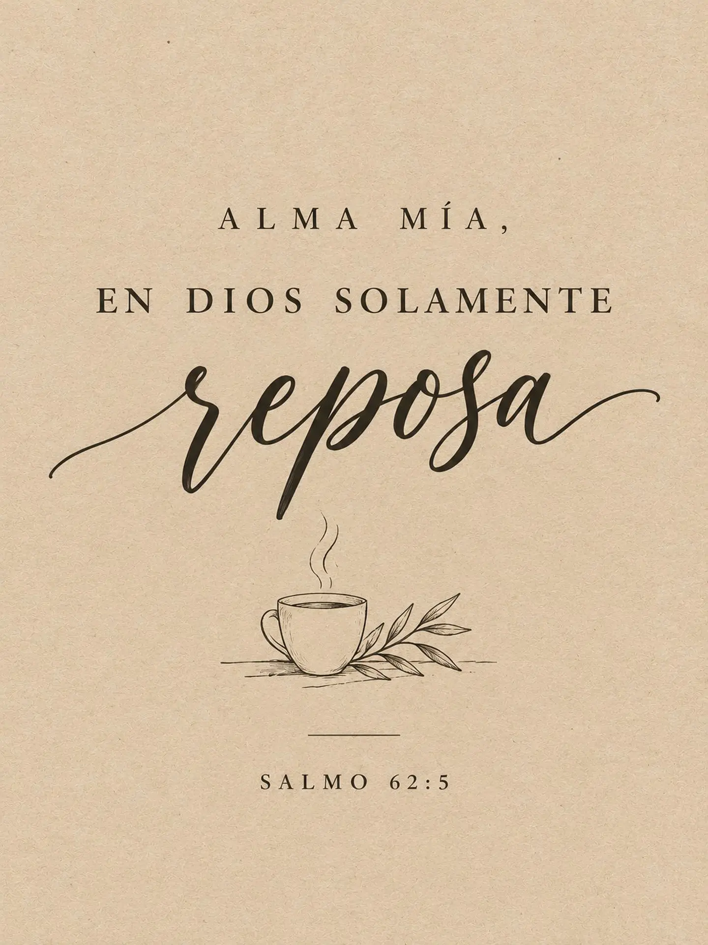 Alma mía, en Dios solamente reposa · AM-06 2