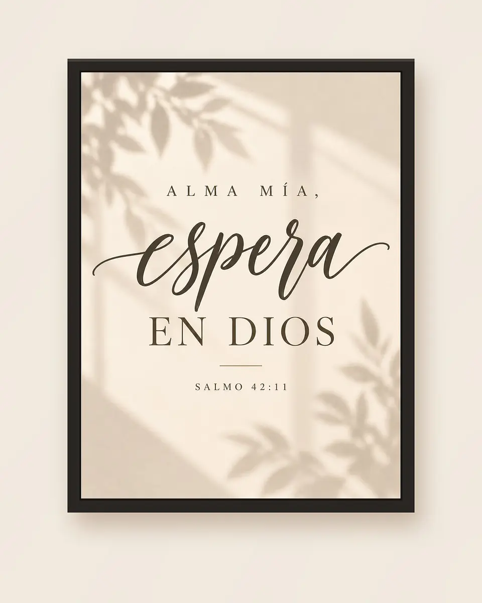 Alma mía, espera en Dios · AM-05 5