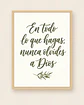 En todo lo que hagas, nunca olvides a Dios · BH-01 - Miniatura 3