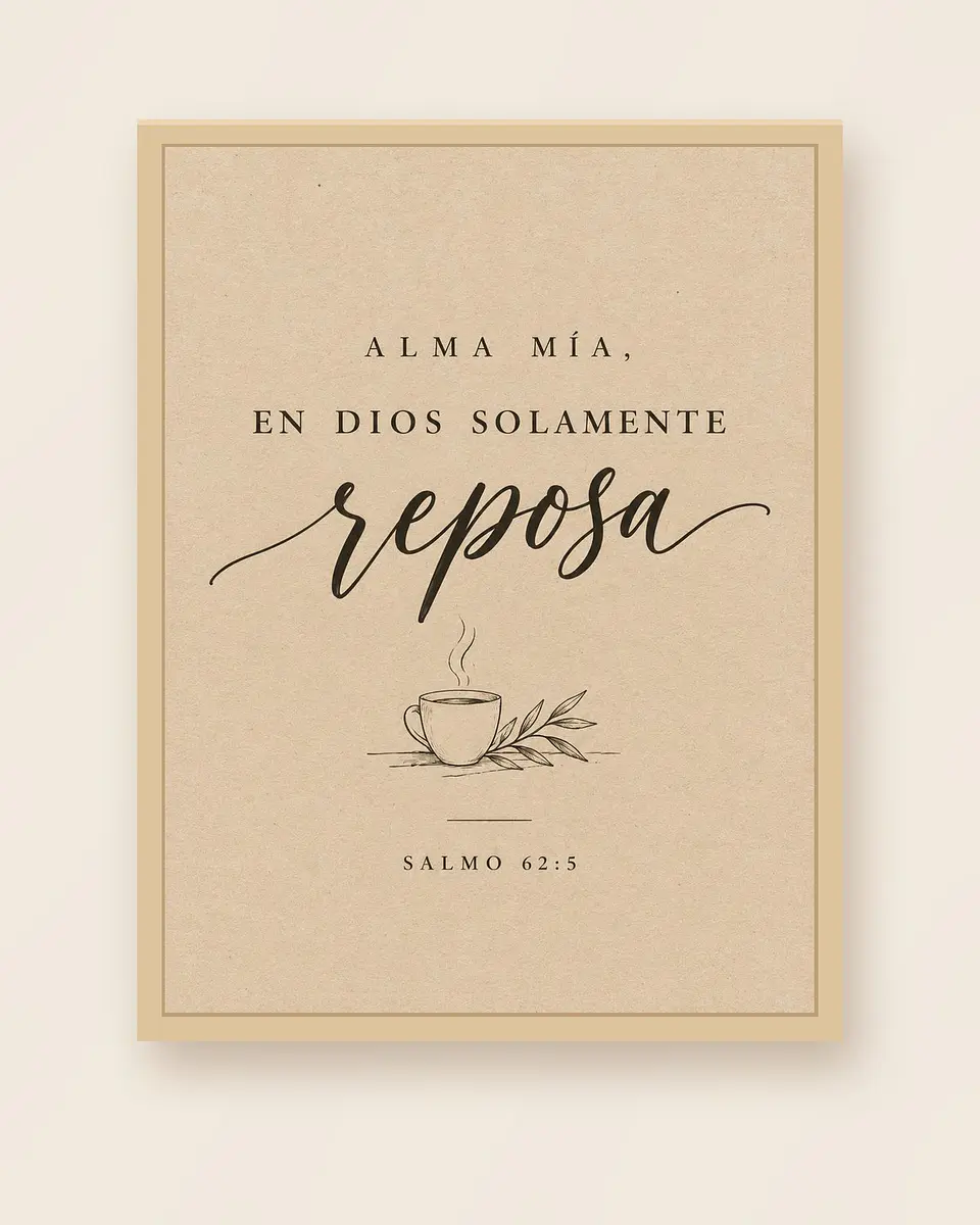 Alma mía, en Dios solamente reposa · AM-06 3