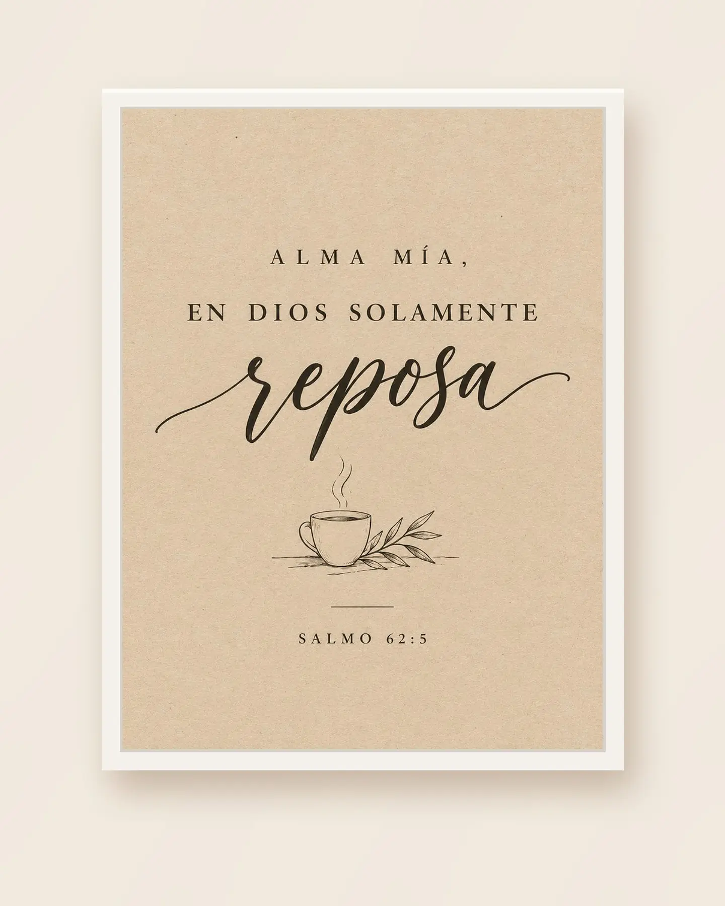 Alma mía, en Dios solamente reposa · AM-06 4