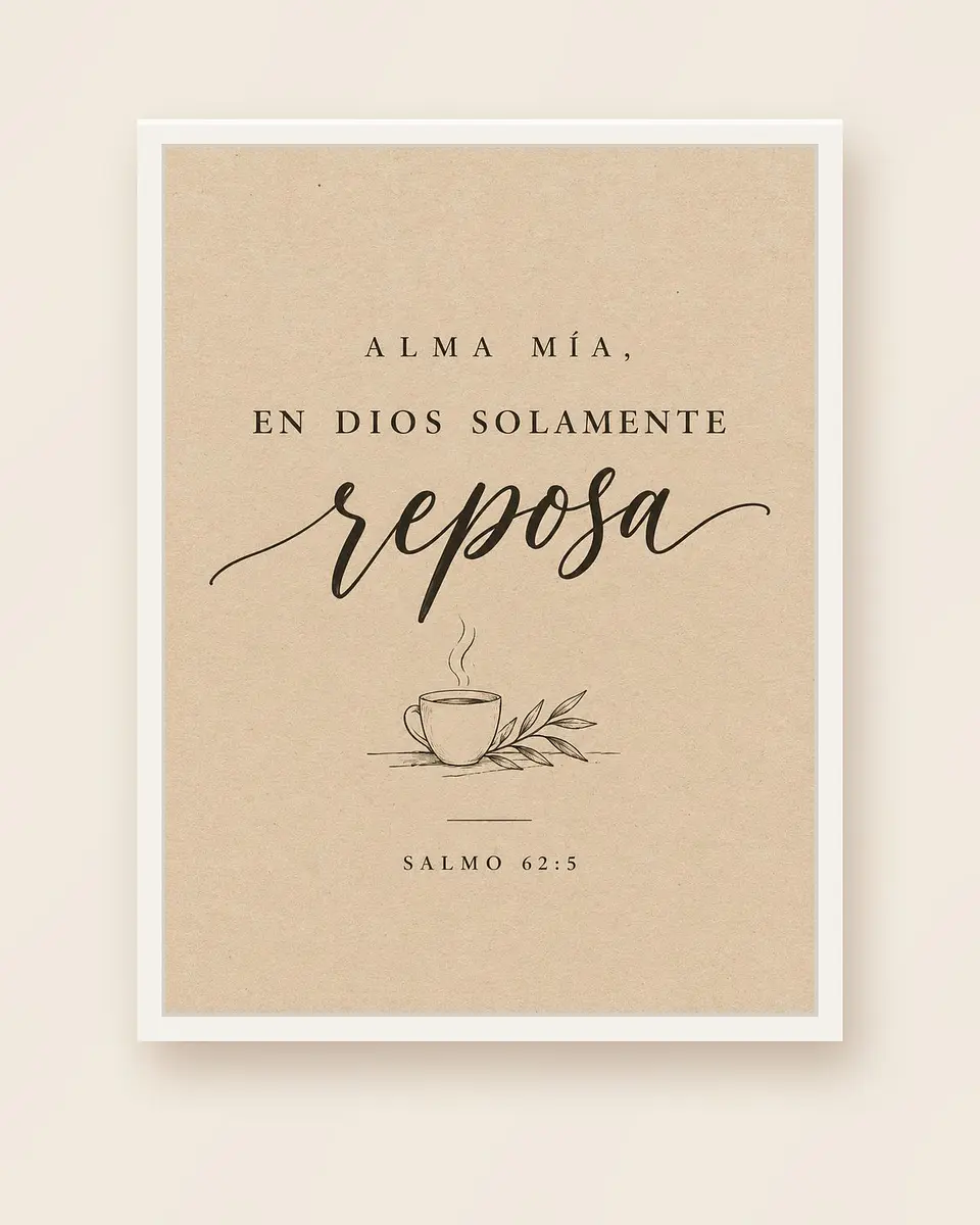 Alma mía, en Dios solamente reposa · AM-06 4