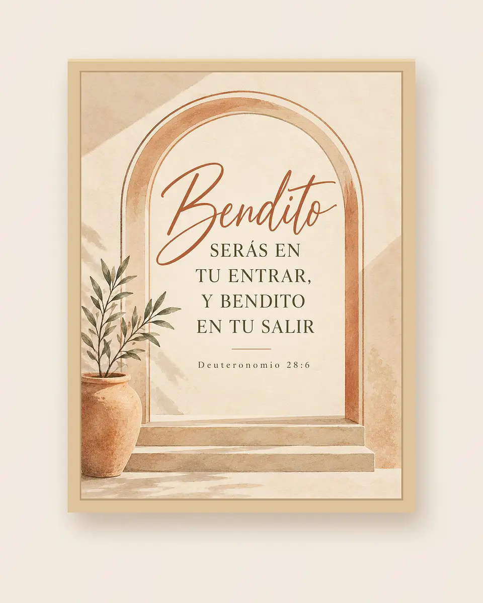 Bendito serás en tu entrar, y bendito en tu salir · BH-04 3