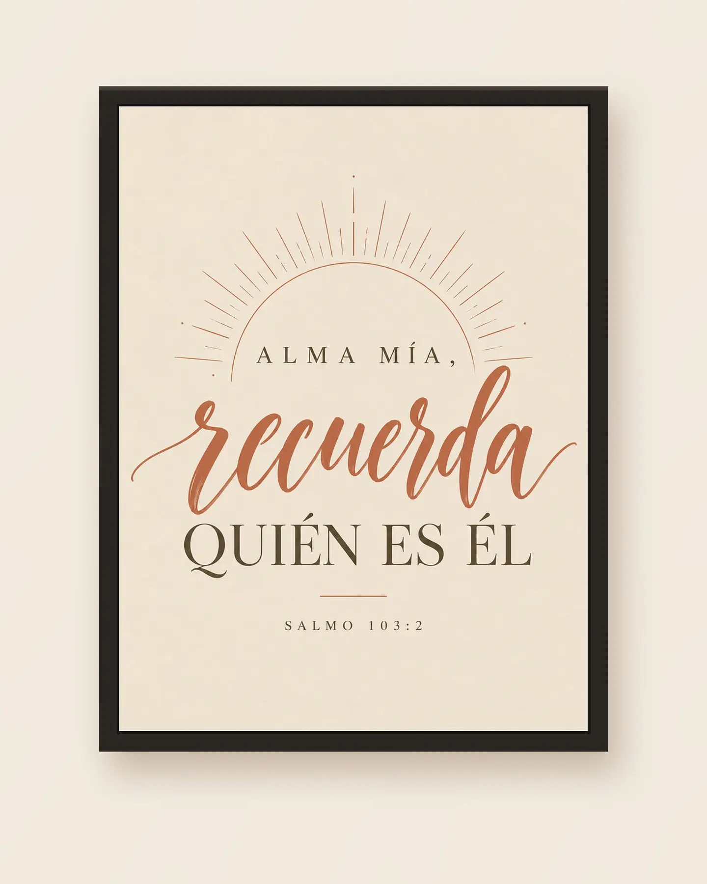 Alma mía, recuerda quién es Él · AM-08 5
