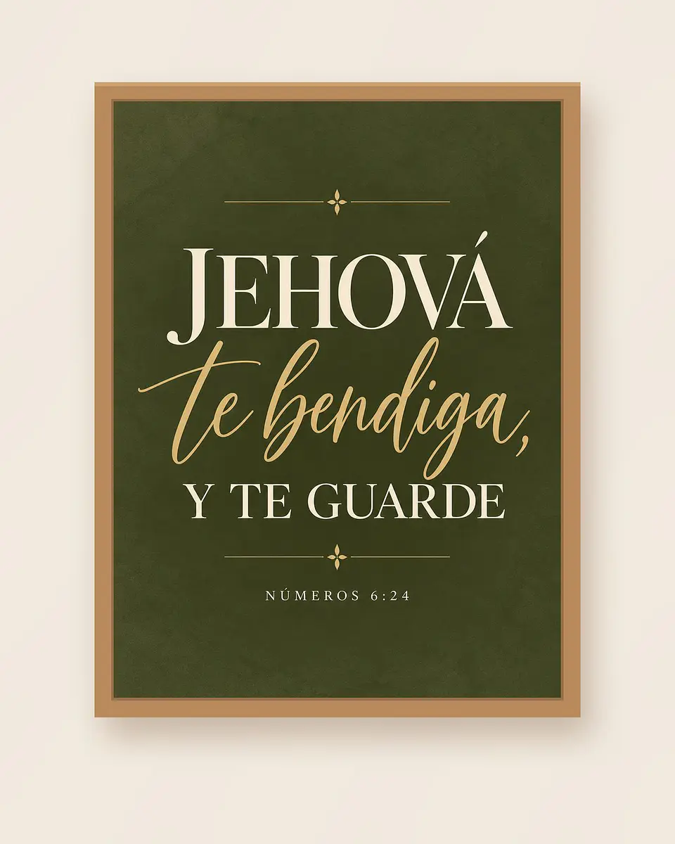 Jehová te bendiga, y te guarde · BH-06 1
