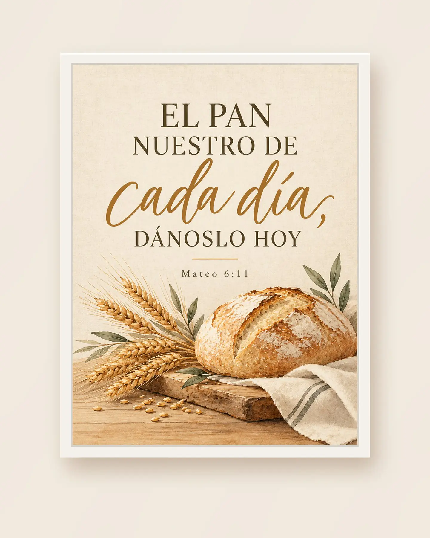 El pan nuestro de cada día, dánoslo hoy · BH-05 4