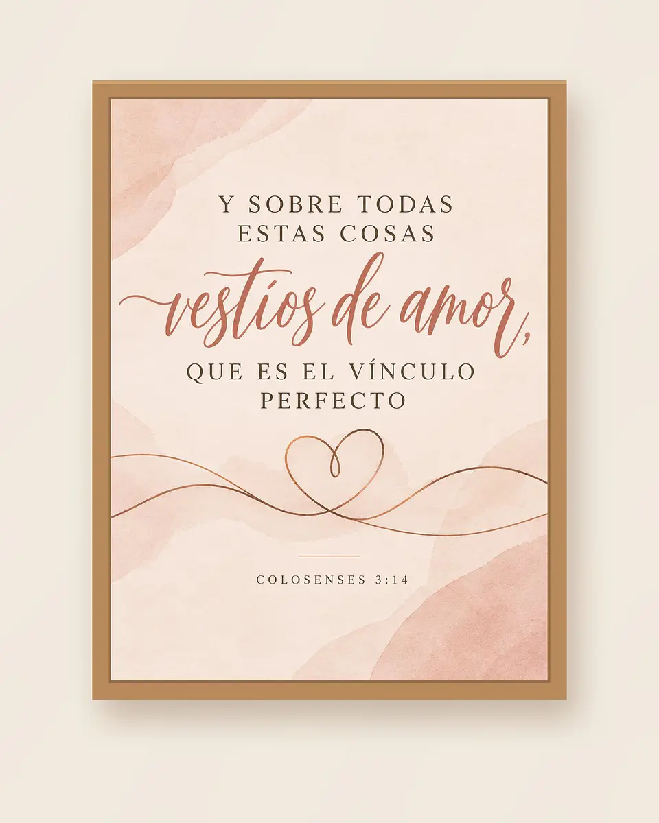Vestíos de amor, que es el vínculo perfecto · BH-07 1