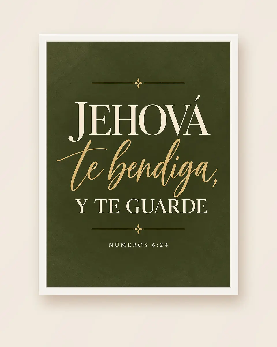 Jehová te bendiga, y te guarde · BH-06 4