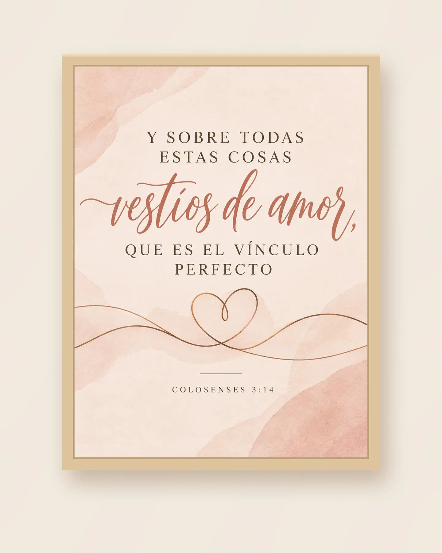 Vestíos de amor, que es el vínculo perfecto · BH-07 3