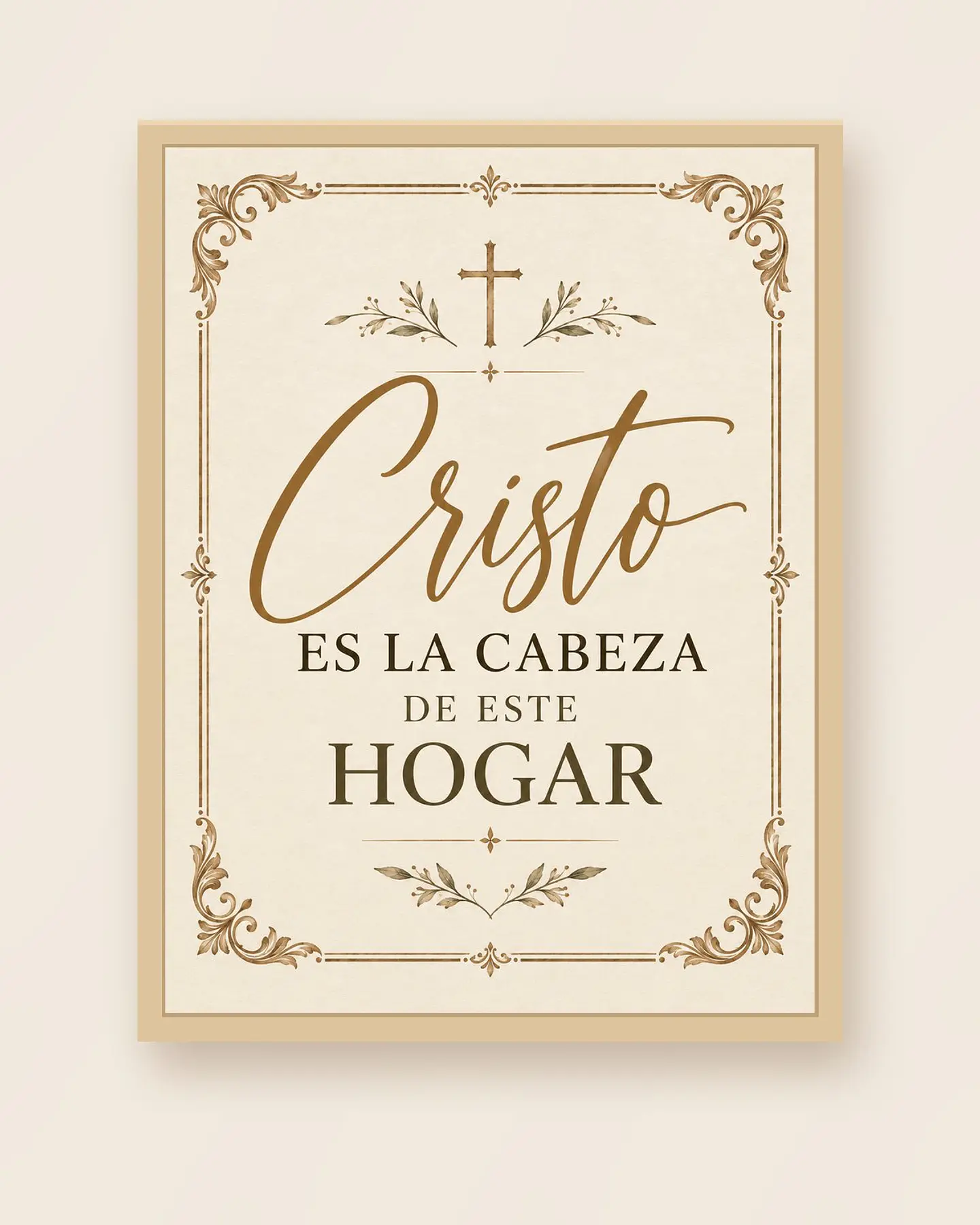 Cristo es la cabeza de este hogar · BH-09 3