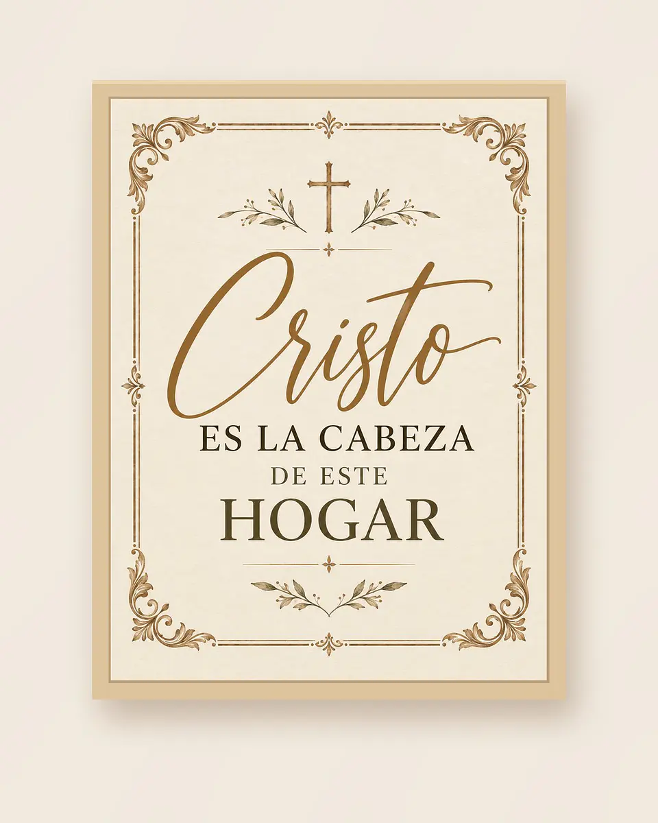 Cristo es la cabeza de este hogar · BH-09 3