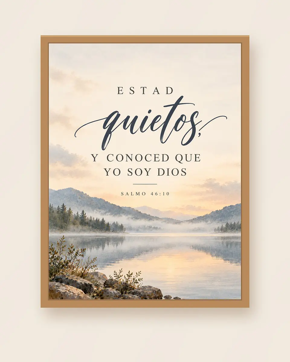 Estad quietos, y conoced que yo soy Dios · PC-07 1