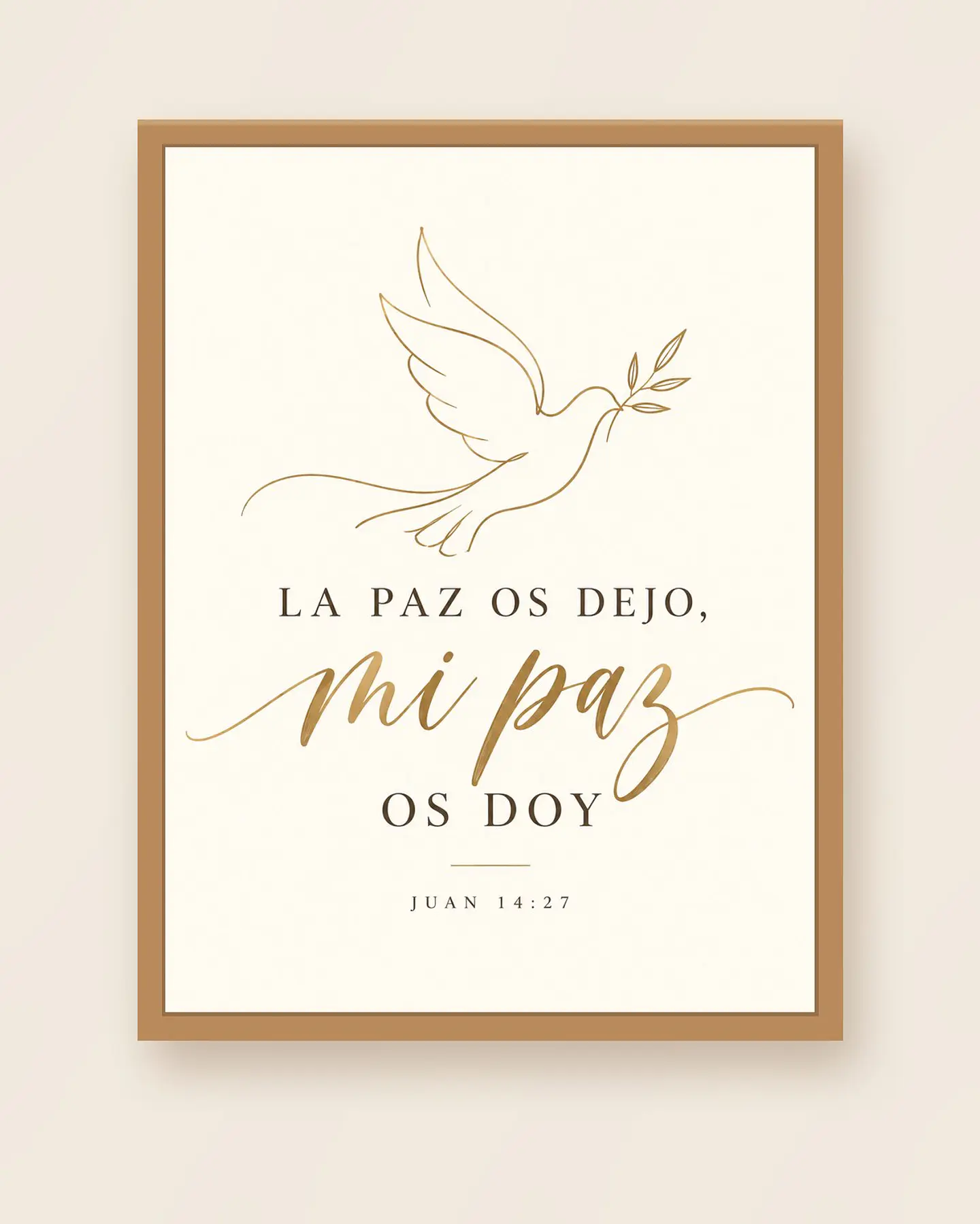 La paz os dejo, mi paz os doy · PC-08 1