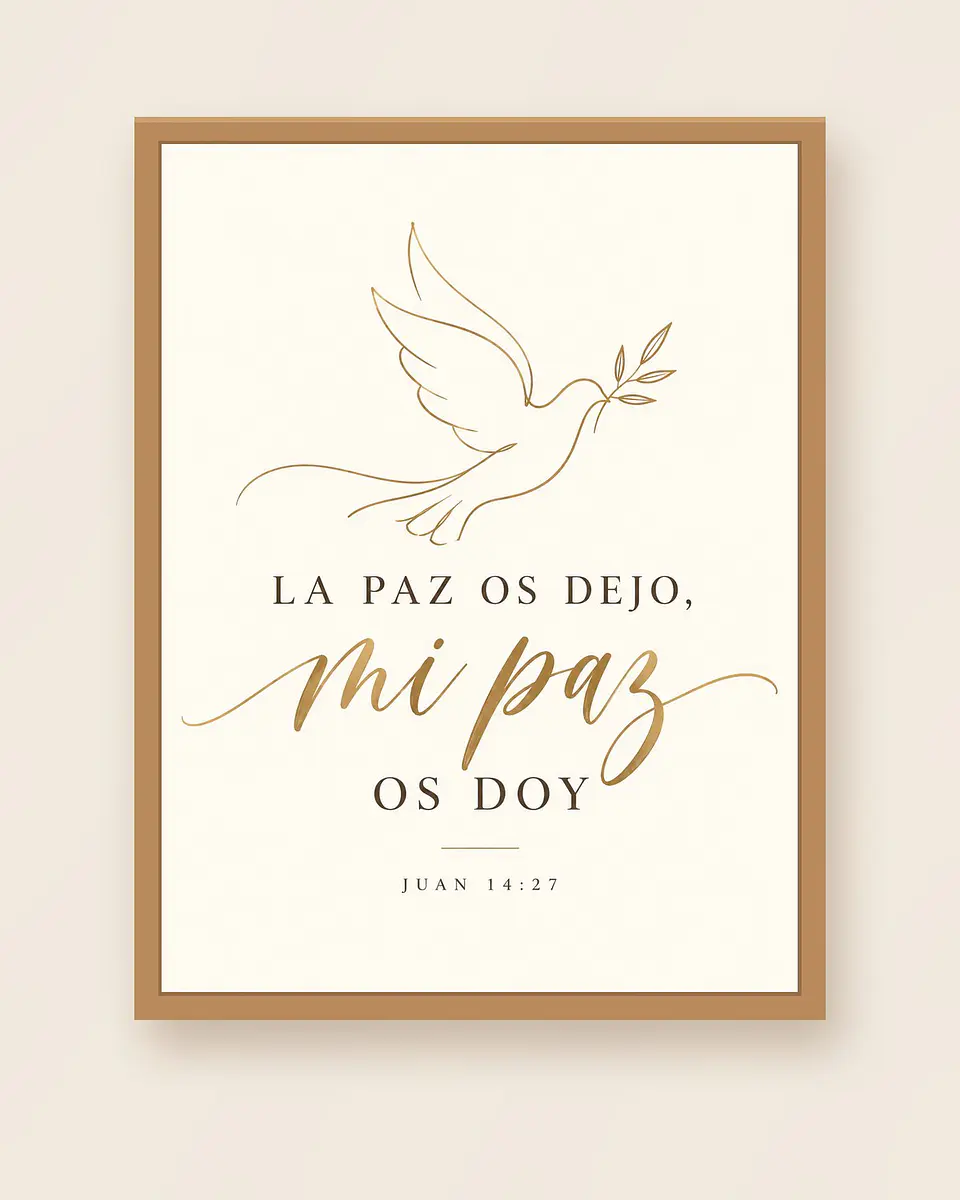 La paz os dejo, mi paz os doy · PC-08 1