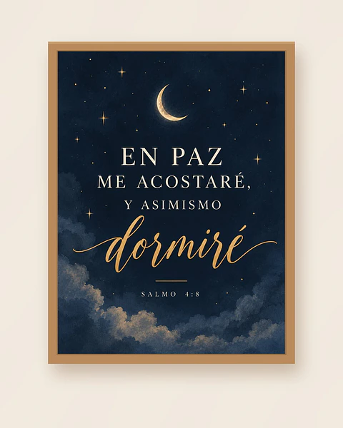 En paz me acostaré, y asimismo dormiré · PC-09