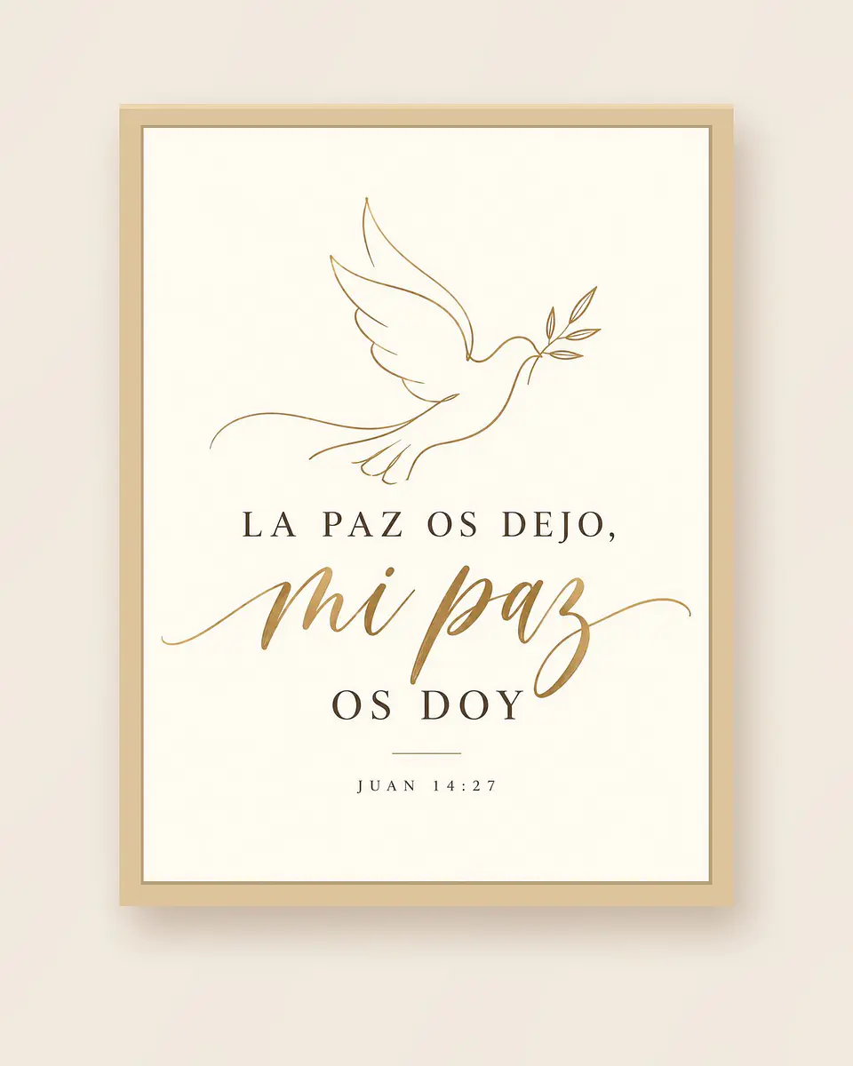 La paz os dejo, mi paz os doy · PC-08 3
