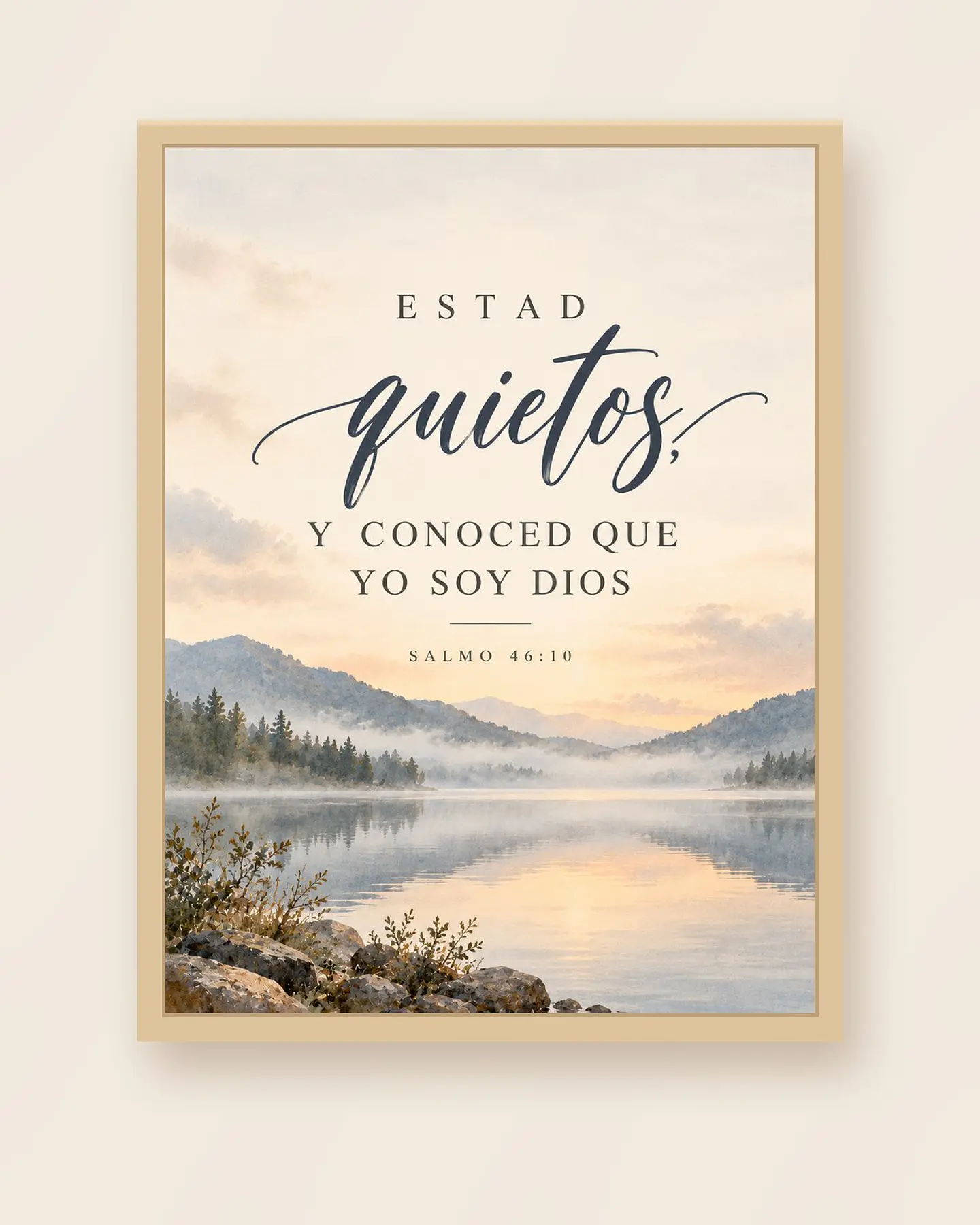 Estad quietos, y conoced que yo soy Dios · PC-07 4