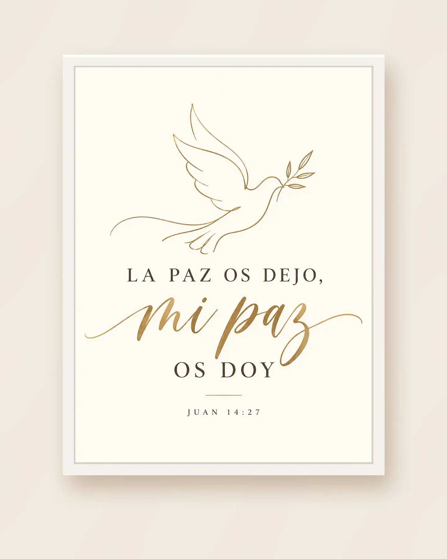 La paz os dejo, mi paz os doy · PC-08 4