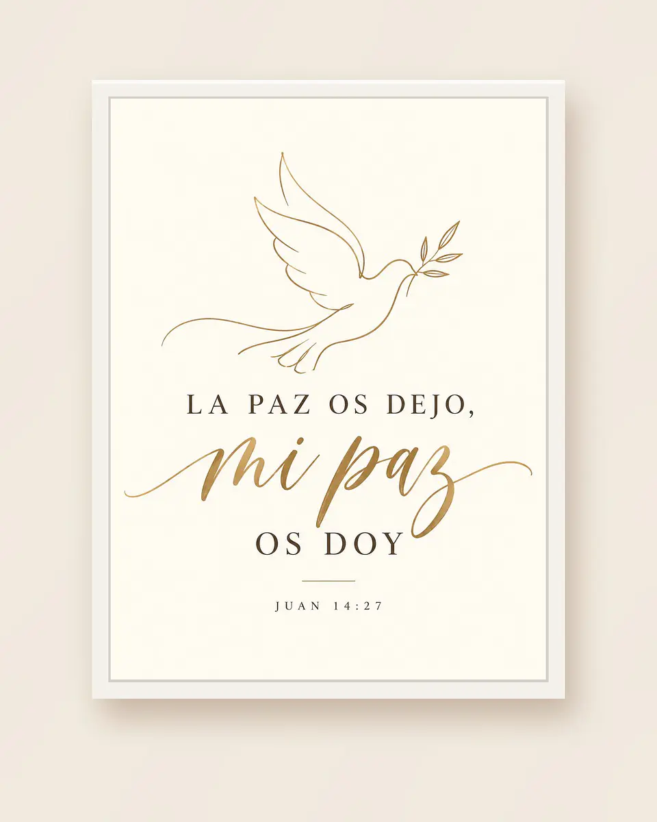 La paz os dejo, mi paz os doy · PC-08 4
