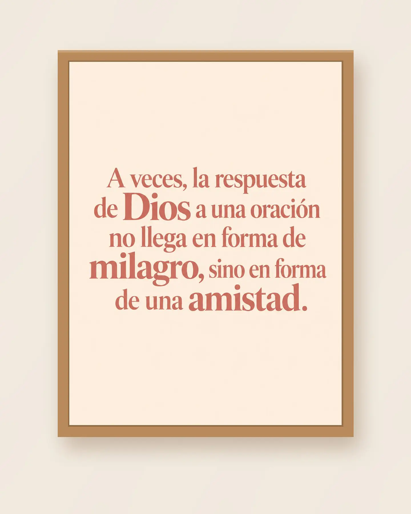La respuesta de Dios llegó en forma de amistad · RG-01 1