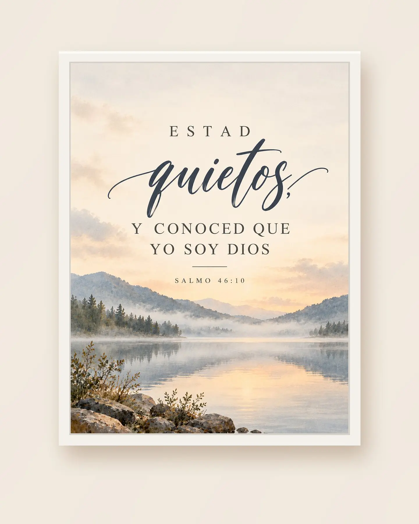 Estad quietos, y conoced que yo soy Dios · PC-07 5