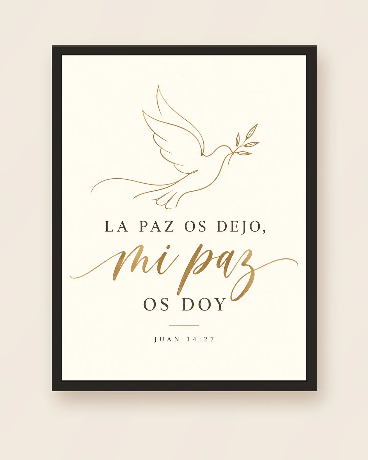 La paz os dejo, mi paz os doy · PC-08 5