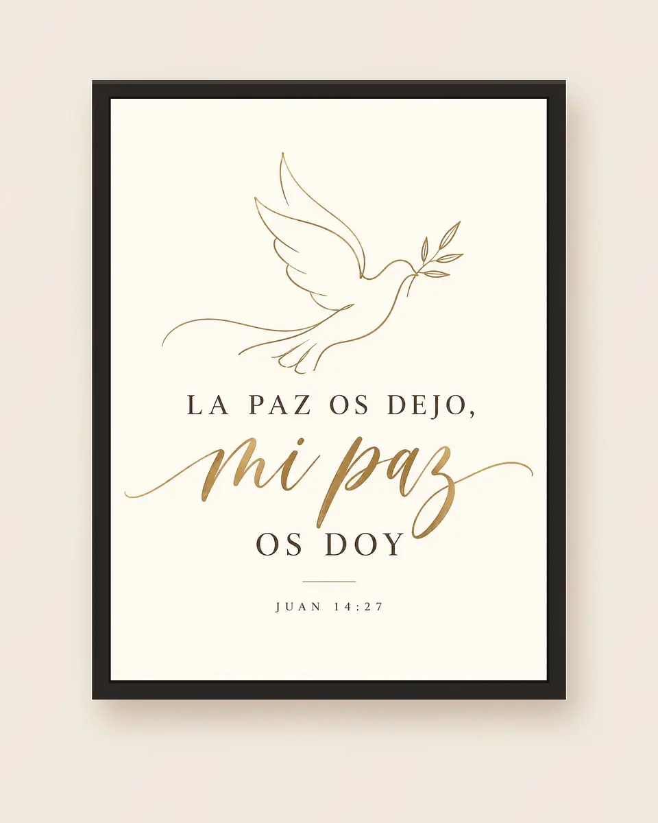 La paz os dejo, mi paz os doy · PC-08 5