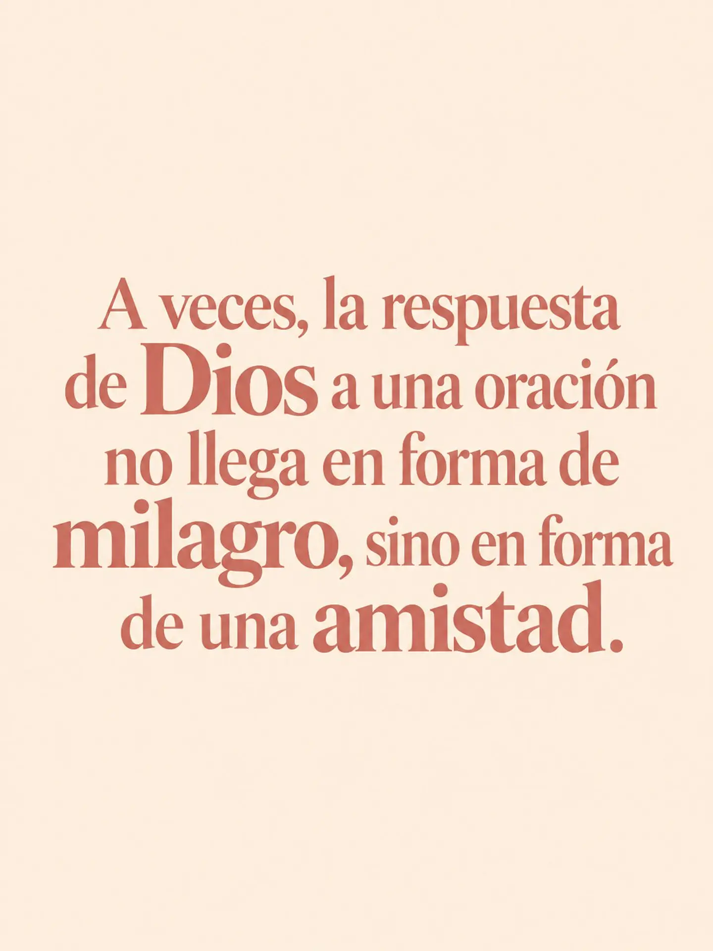 La respuesta de Dios llegó en forma de amistad · RG-01 2