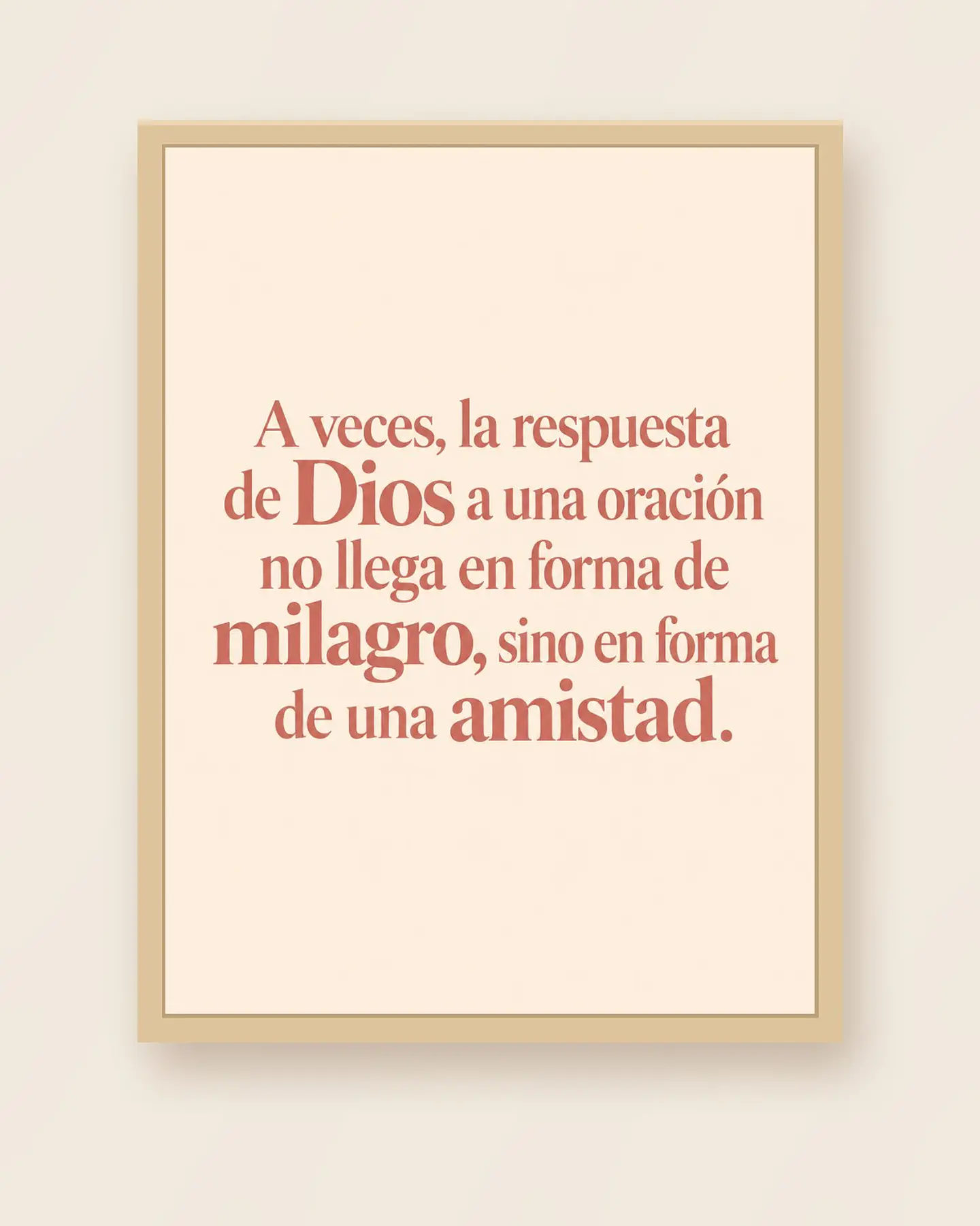 La respuesta de Dios llegó en forma de amistad · RG-01 3