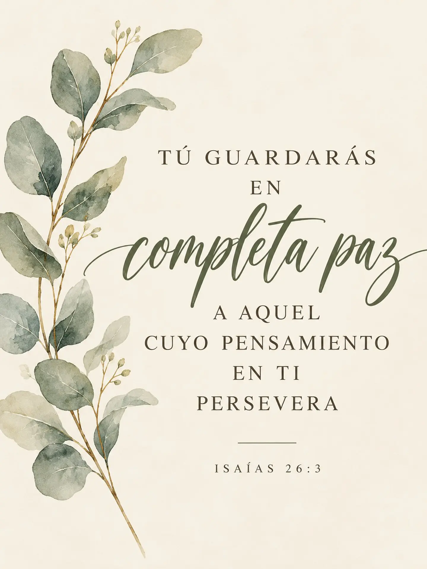 Tú guardarás en completa paz · PC-10 2
