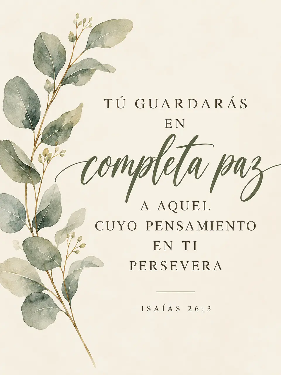Tú guardarás en completa paz · PC-10 2