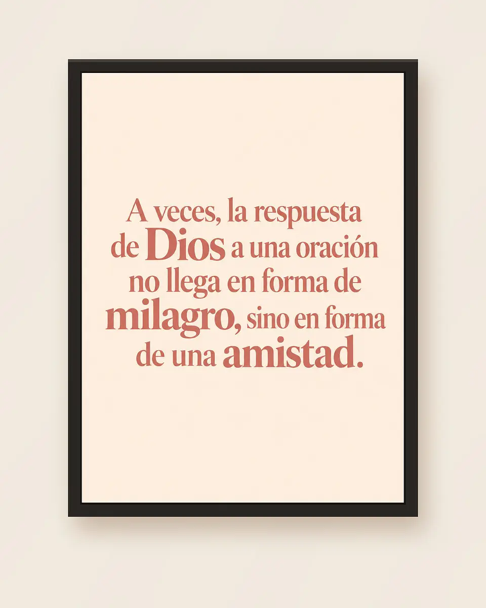 La respuesta de Dios llegó en forma de amistad · RG-01 5