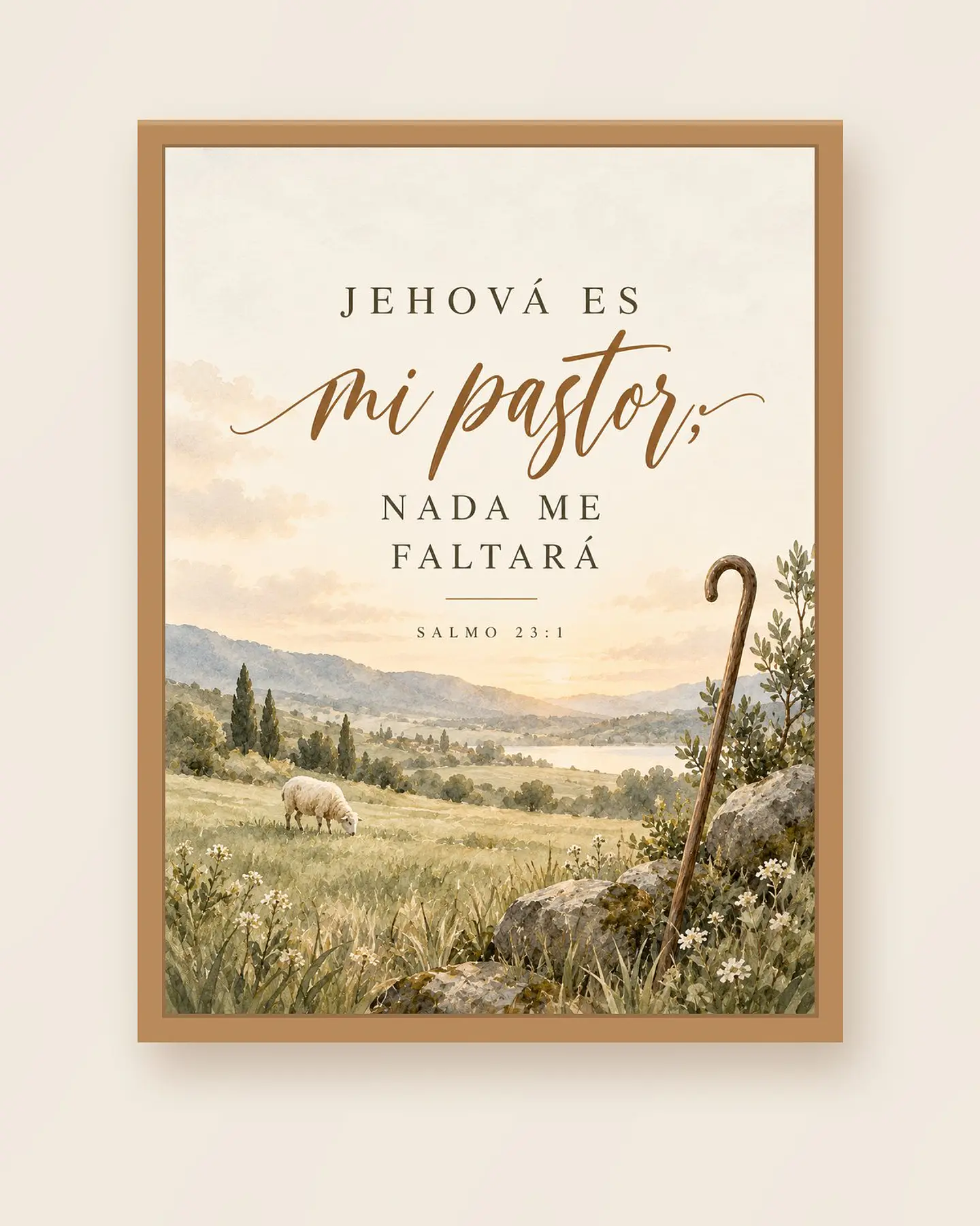 Jehová es mi pastor; nada me faltará · PC-11 1