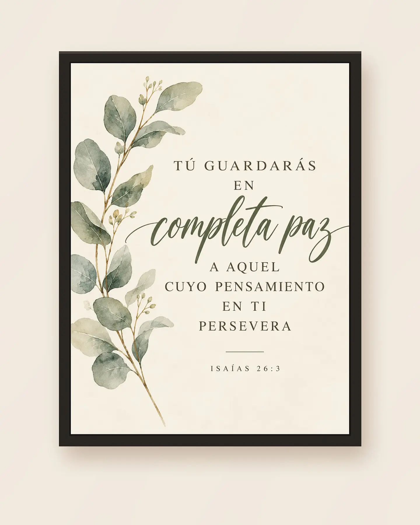 Tú guardarás en completa paz · PC-10 5