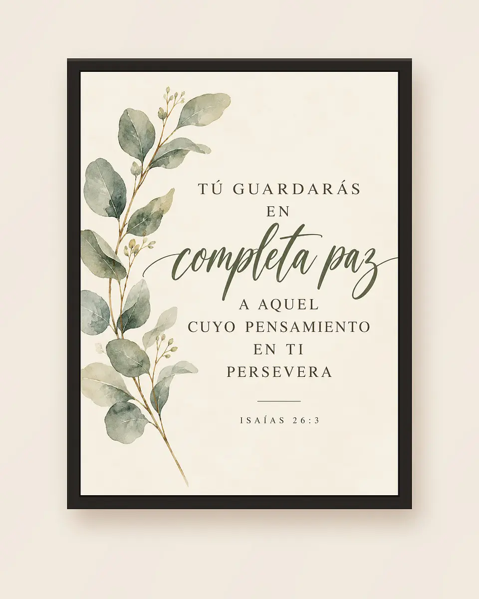Tú guardarás en completa paz · PC-10 5
