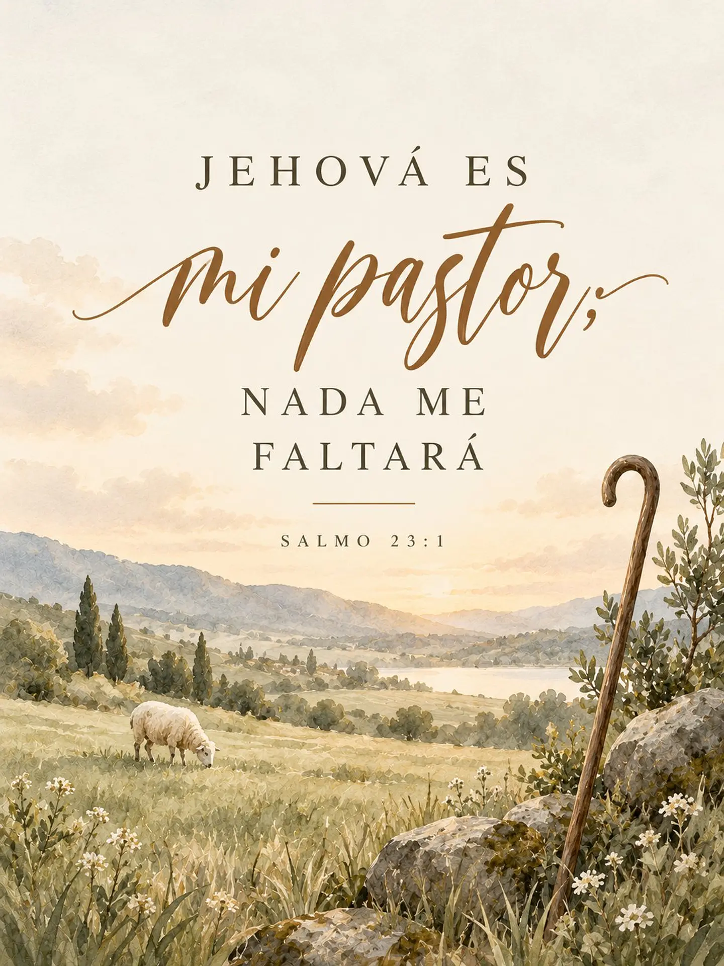 Jehová es mi pastor; nada me faltará · PC-11 2