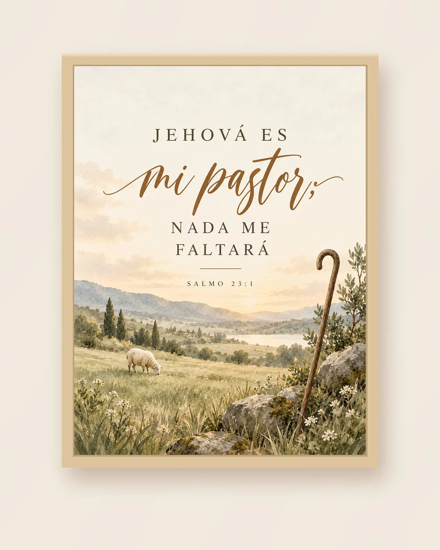 Jehová es mi pastor; nada me faltará · PC-11 3