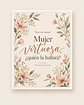 Para mi mamá: Mujer virtuosa, quién la hallará · RG-04 - Miniatura 4