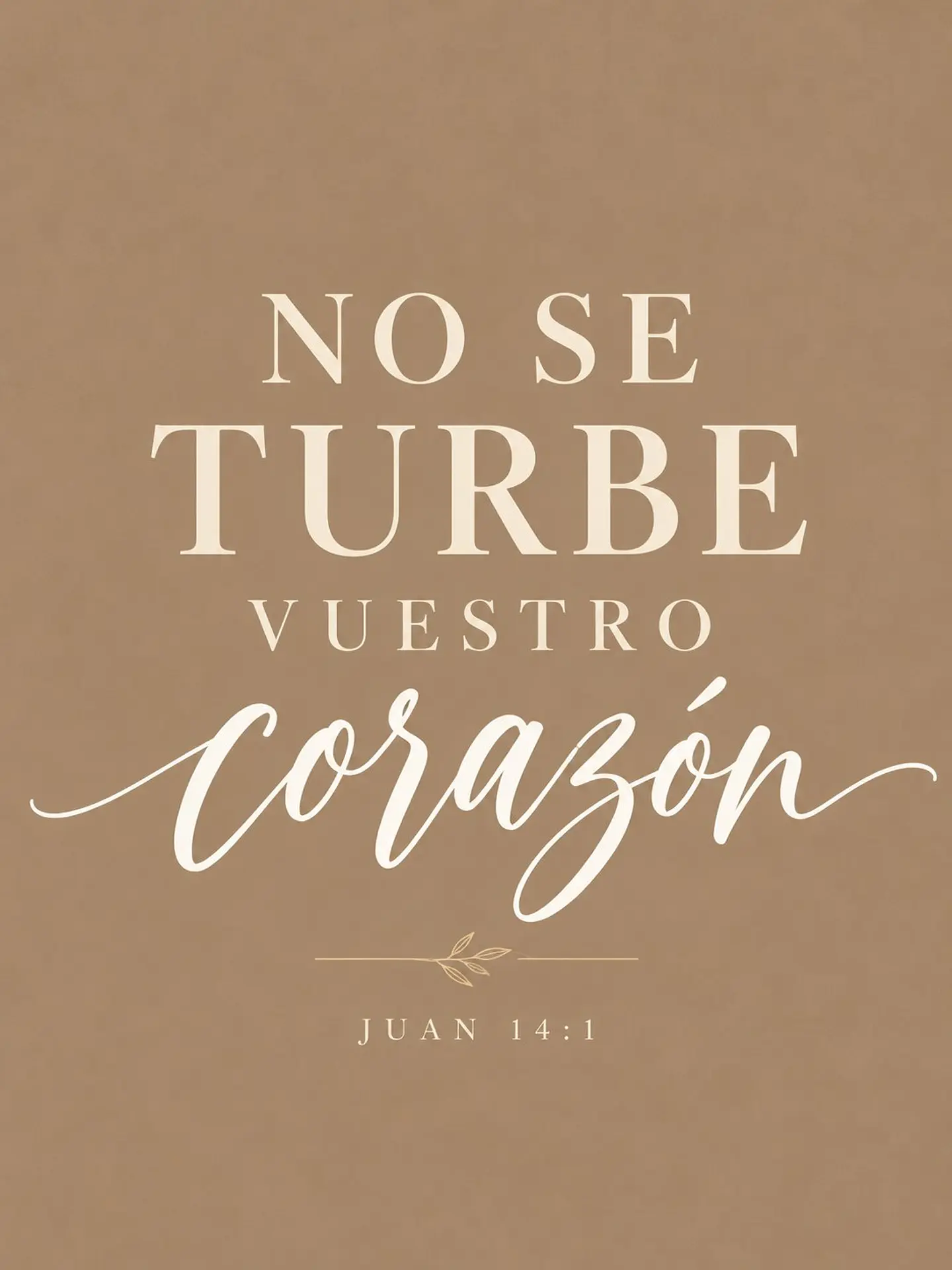 No se turbe vuestro corazón · PC-12 2