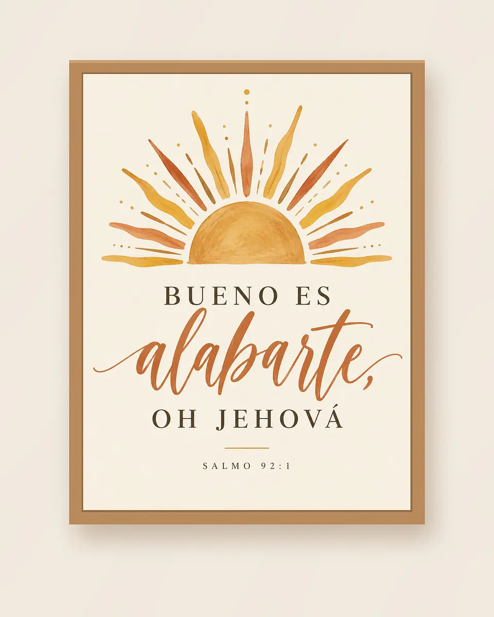 Bueno es alabarte, oh Jehová · GR-07 1
