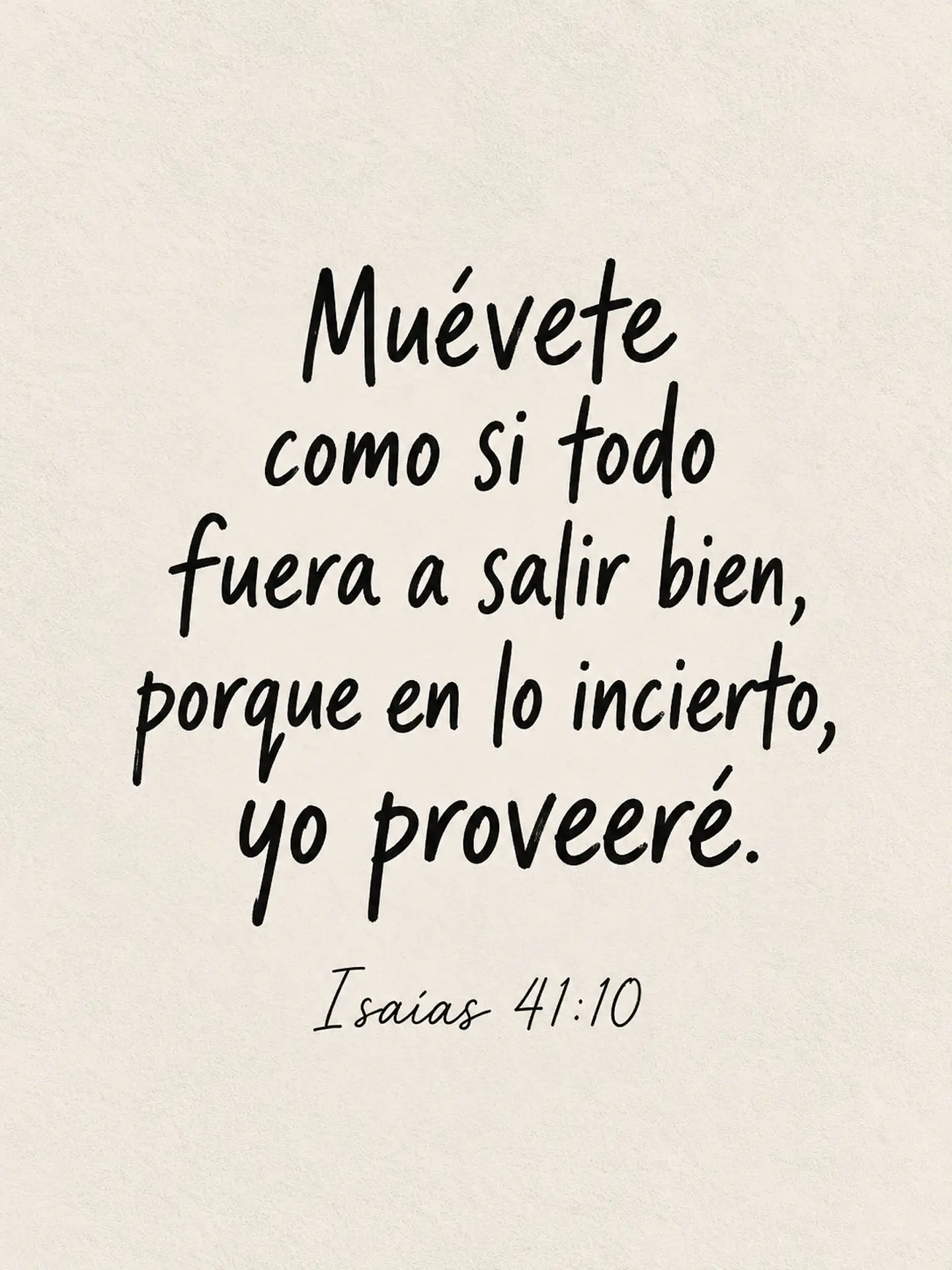 Muévete como si todo fuera a salir bien, yo proveeré · ES-02 2
