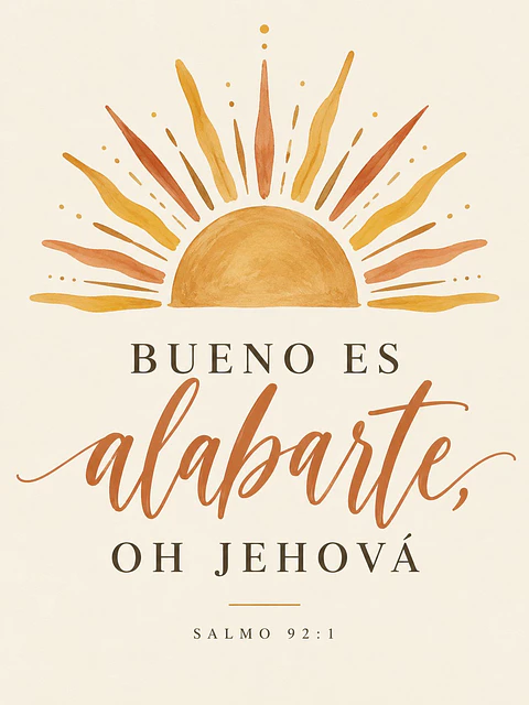 Bueno es alabarte, oh Jehová · GR-07