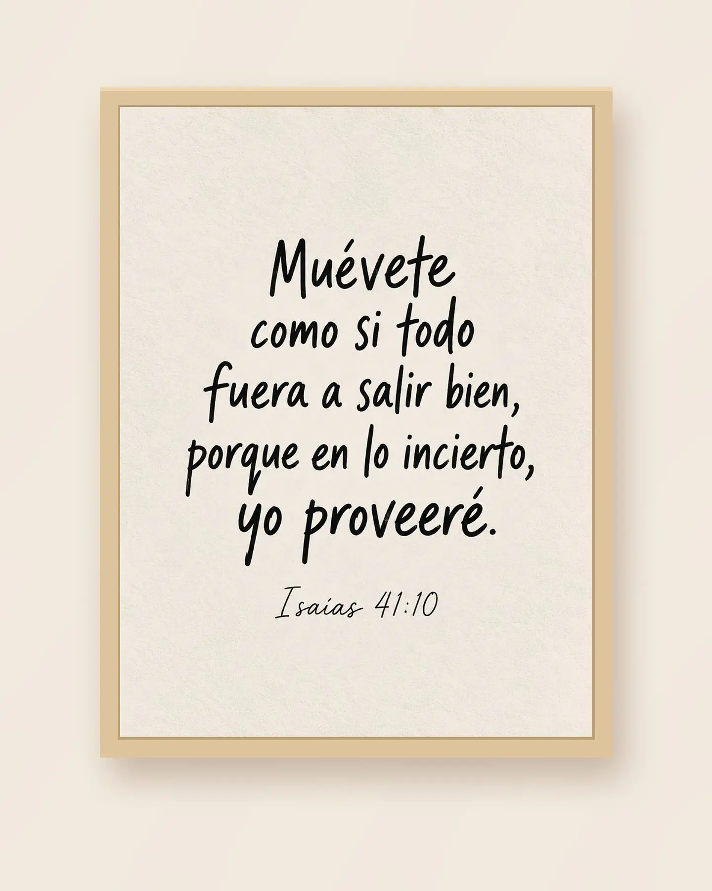 Muévete como si todo fuera a salir bien, yo proveeré · ES-02 3