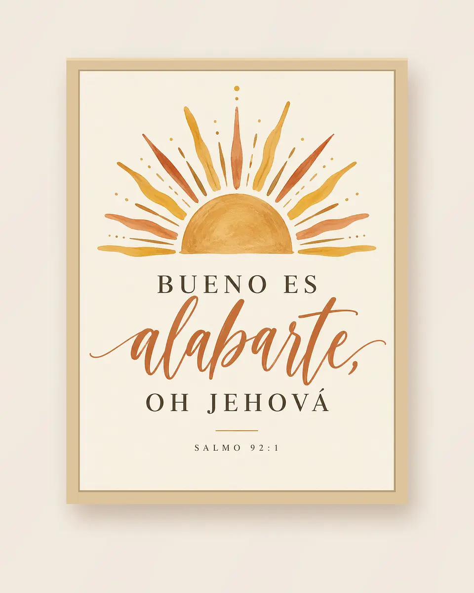 Bueno es alabarte, oh Jehová · GR-07 3