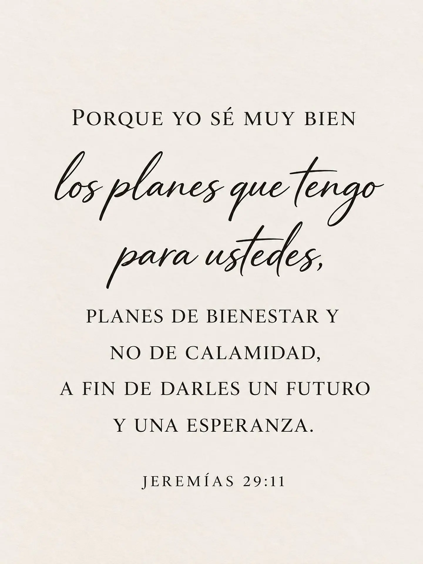 Porque yo sé los planes que tengo para ustedes · ES-03 2