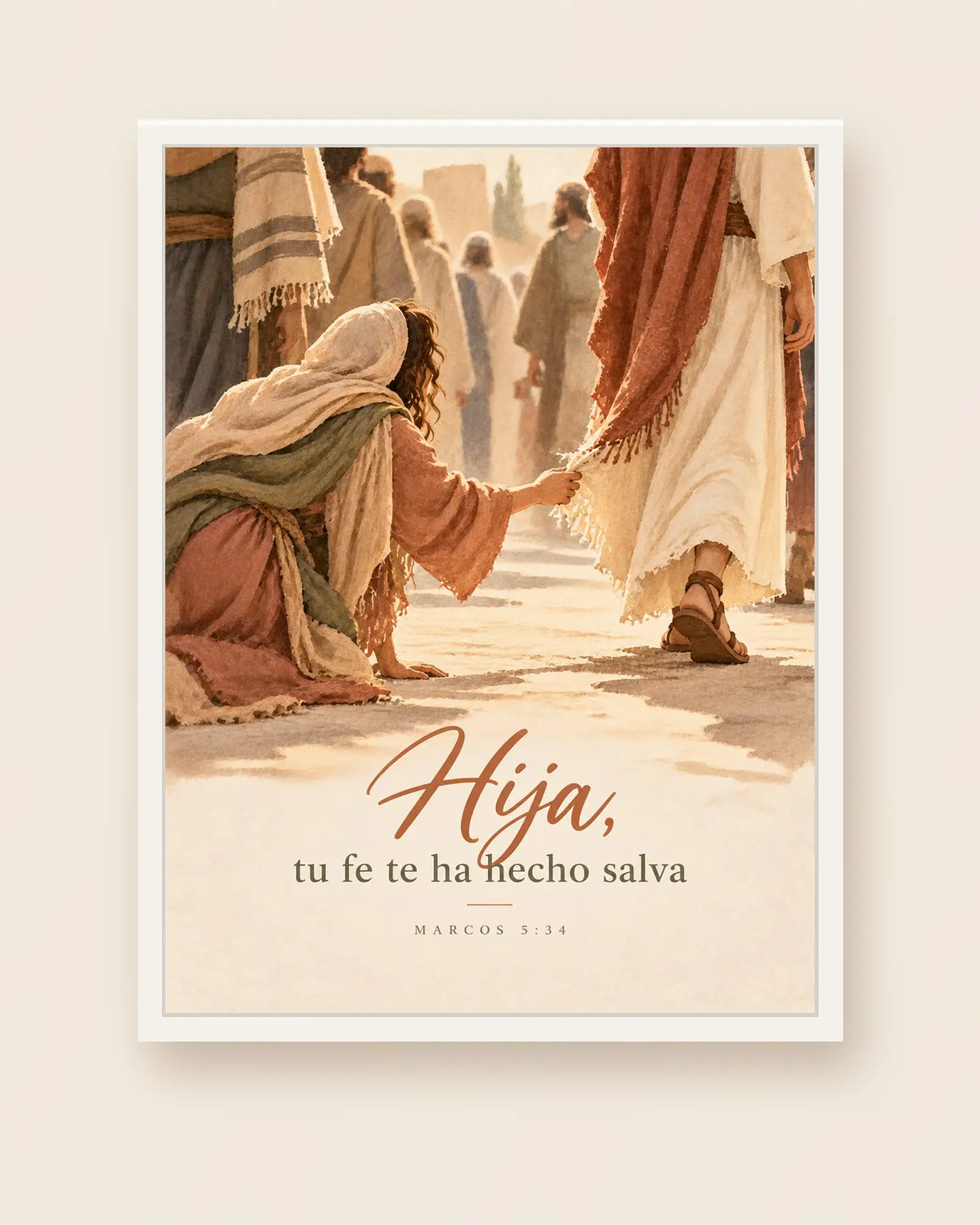 Hija, tu fe te ha hecho salva · ER-03 5